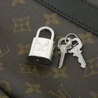 Louis Vuitton Monogram Macassar Keepall Bandouliere 55 cm Boston Bag — view 7