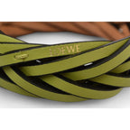 Loewe Bracelet Bangle Braided Classic Calf Green — view 2