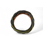Loewe Bracelet Bangle Braided Classic Calf Green — view 5