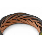 Loewe Bracelet Bangle Braided Classic Calf Green — view 6