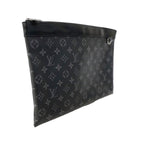 Louis Vuitton Clutch Monogram Eclipse Pochette Discovery Black — view 2