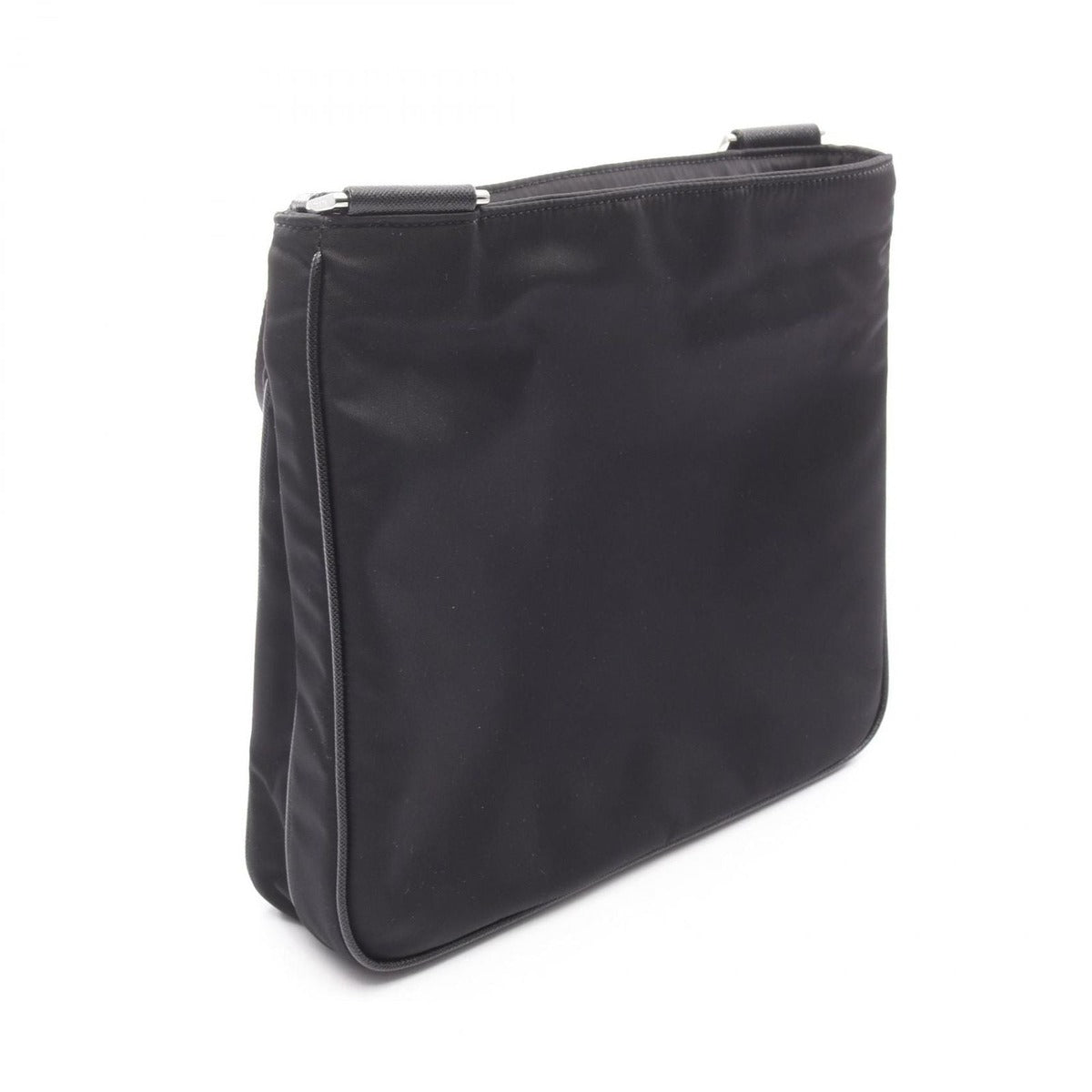 Prada Shoulder Bag Re-Nylon 2 Vh1182 Dmhf 0002 Nero Nylon Saffiano Leather — view 2