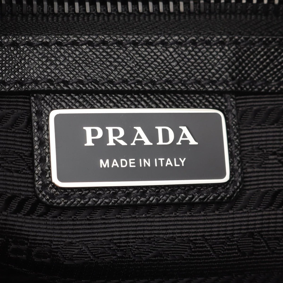 Prada Shoulder Bag Re-Nylon 2 Vh1182 Dmhf 0002 Nero Nylon Saffiano Leather — view 4