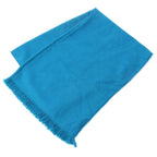Hermes Cashmere Silk New Libris Shawl Blue Scarf