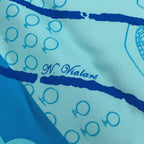 Hermes Carre 90 Silk Scarf de Passage a Paris Blue Box — view 7