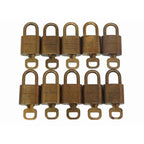 Louis Vuitton Of 10 Cadenas Padlocks Padlock Gold With Keys Key Metal — view 2