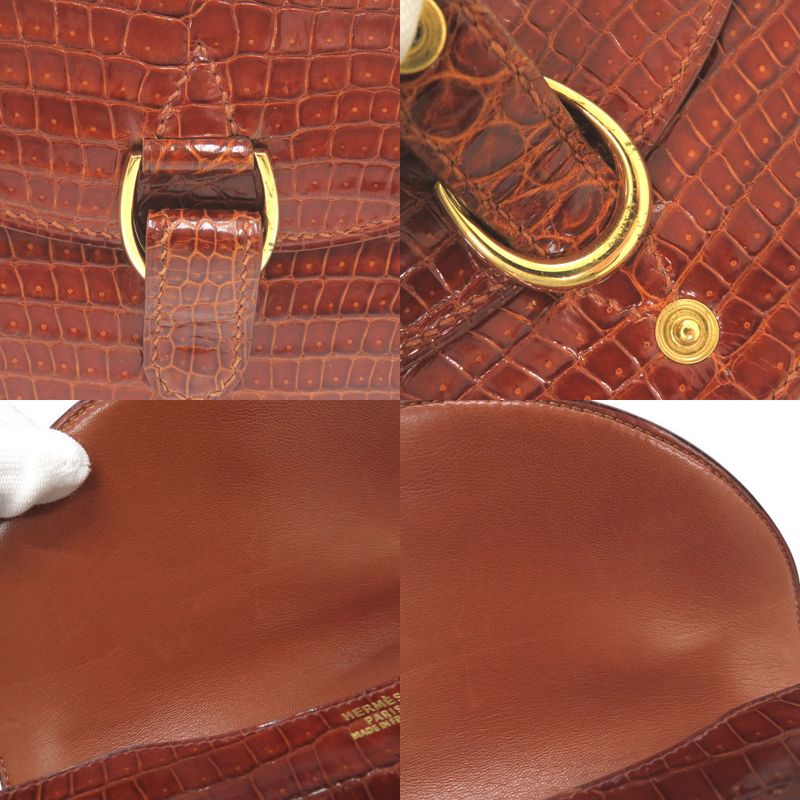Hermes Porosas Brown Marked 00 Waist Bag 1682 — view 9