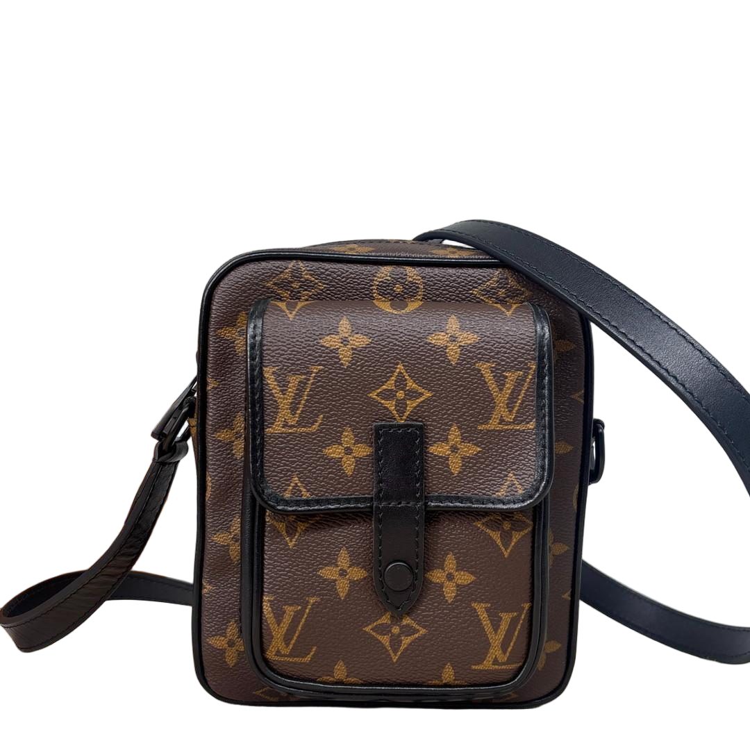Louis Vuitton Monogram Macassar Christopher Shoulder