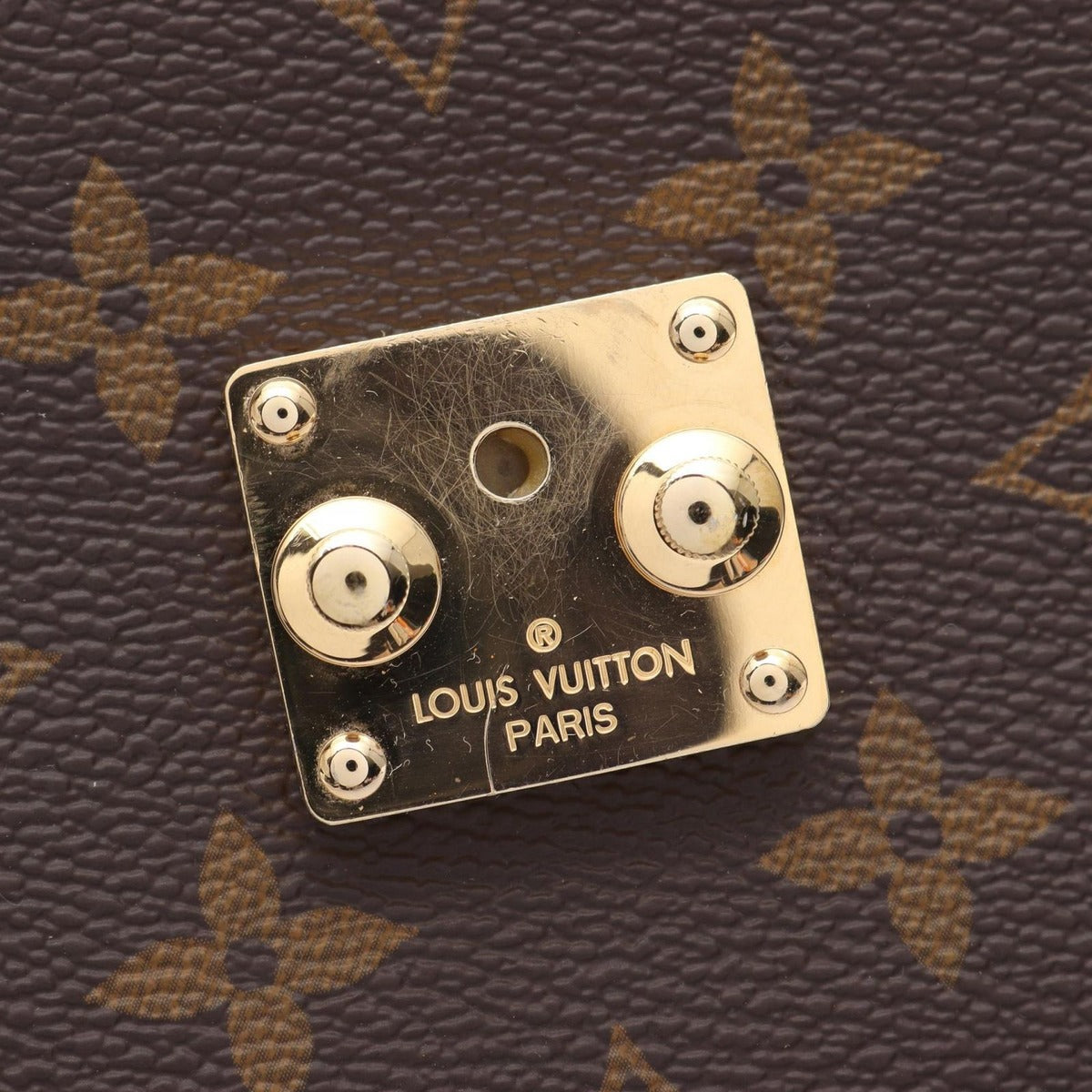 Louis Vuitton Handbag Pochette Metis MM Canvas Leather — view 6