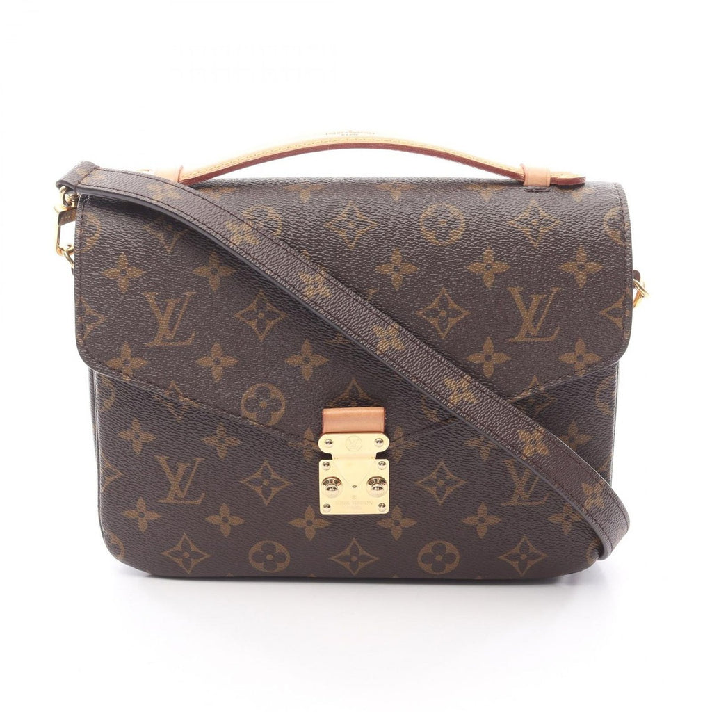 Louis Vuitton Handbag Pochette Metis MM Canvas Leather