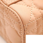 Dior Lady Vanity Shoulder Bag Mini Pink Leather Gold — view 7