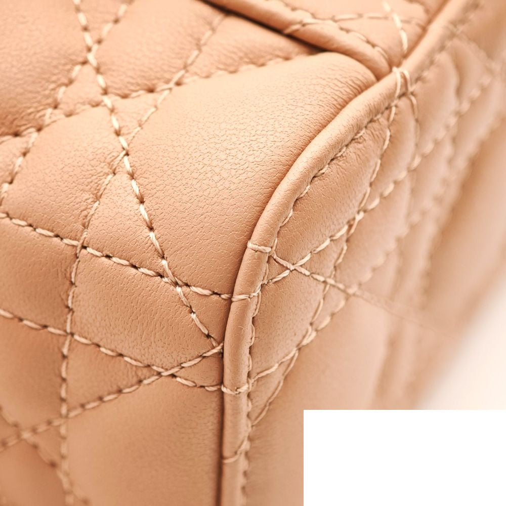 Dior Lady Vanity Shoulder Bag Mini Pink Leather Gold — view 8