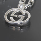 Gucci G Logo Necklace Silver 925 E1033 — view 3