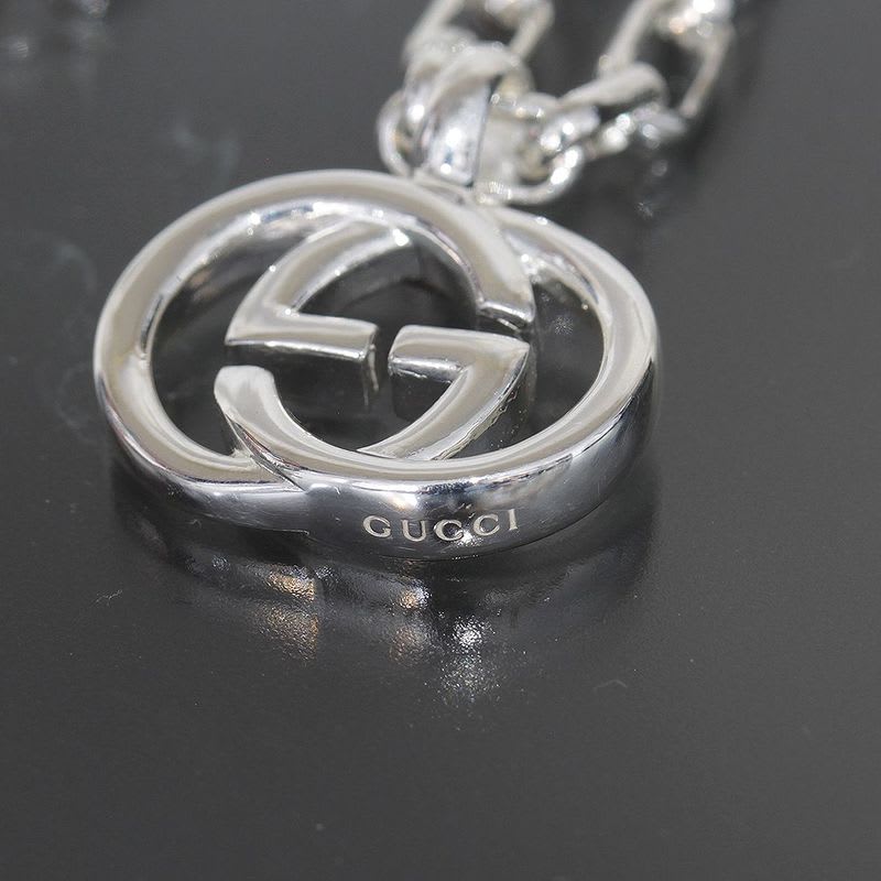Gucci G Logo Necklace Silver 925 E1033 — view 3
