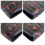 Yves Saint Laurent Vintage Y Cutout Black Orange — view 4