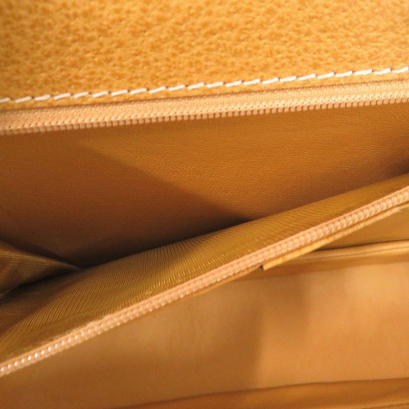 Gucci 2-Way Bamboo 000 1364 0633 Leather Yellow Handbag 0145 — view 6