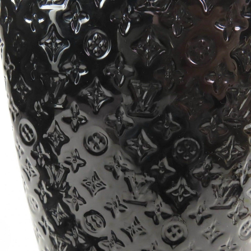 Louis Vuitton Splash Line Monogram Rubber Rain Boots Long Black — view 8