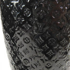 Louis Vuitton Splash Line Monogram Rubber Rain Boots Long Black — view 8