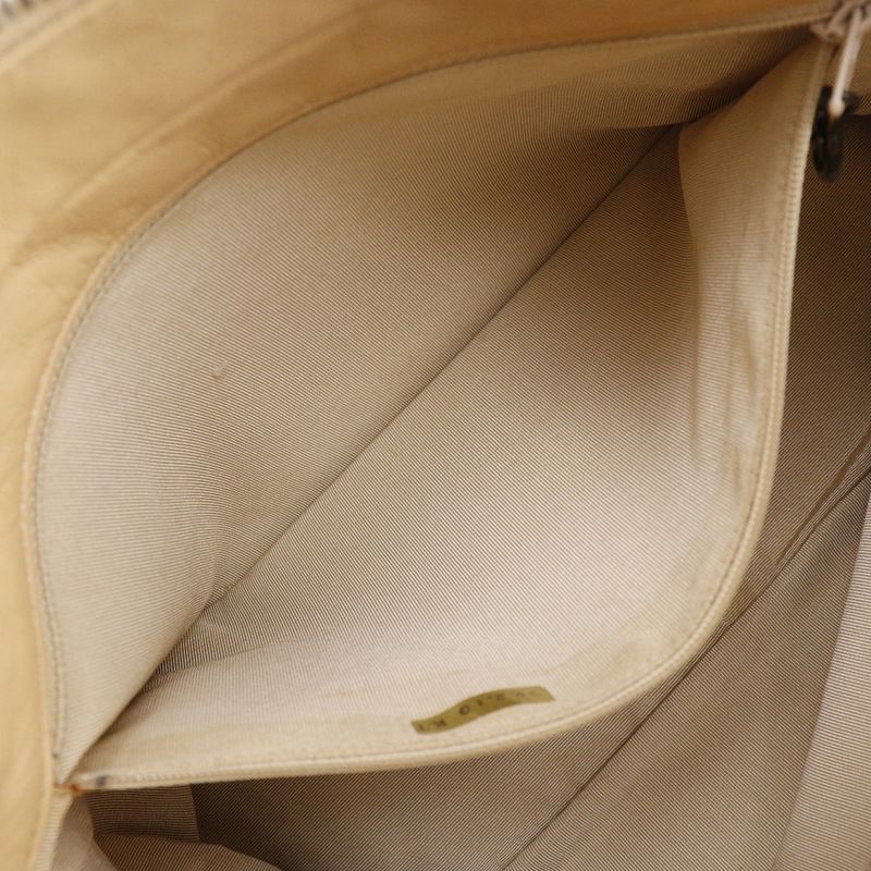 Chanel Lambskin Beige Shoulder Bag — view 6