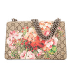 Gucci Blooms Dionysus Beige Burgundy Supreme Canvas Shoulder Bag — view 5