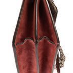 Gucci Blooms Dionysus Beige Burgundy Supreme Canvas Shoulder Bag — view 7