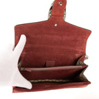 Gucci Blooms Dionysus Beige Burgundy Supreme Canvas Shoulder Bag — view 9