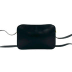 Gucci Vintage GG Logo Leather Mini Shoulder Bag Pochette Crossbody Black — view 3