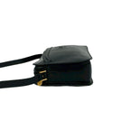 Gucci Vintage GG Logo Leather Mini Shoulder Bag Pochette Crossbody Black — view 5
