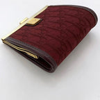 Christian Dior Wallet With Clasp Bordeaux Trotter Jacquard — view 3