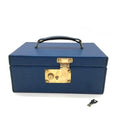 Louis Vuitton Epi Boite Atu Mini Trunk Blue Handbag