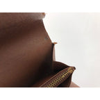 Louis Vuitton Long Wallet Monogram Porte Monnaie Credit Brown — view 7