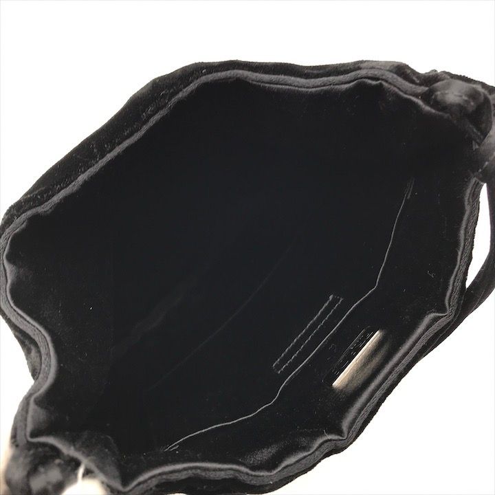 Prada Velour Hand Black Mini Bag Purse — view 8
