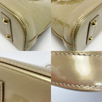 Louis Vuitton Vernis Alma BB Handbag Beige Poodle Shoulder Bag 2-Way — view 5