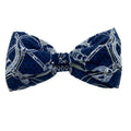 Hermes Silk Headband Turban Navy