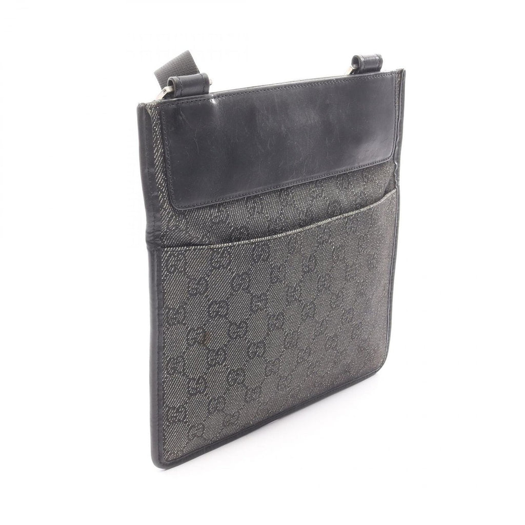 Gucci Shoulder Bag GG Denim Black — view 2