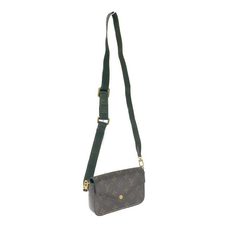 Louis Vuitton Monogram Muerte Pochette Felicie Brown — view 3