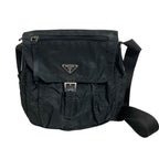Prada Nylon Shoulder Bag Black