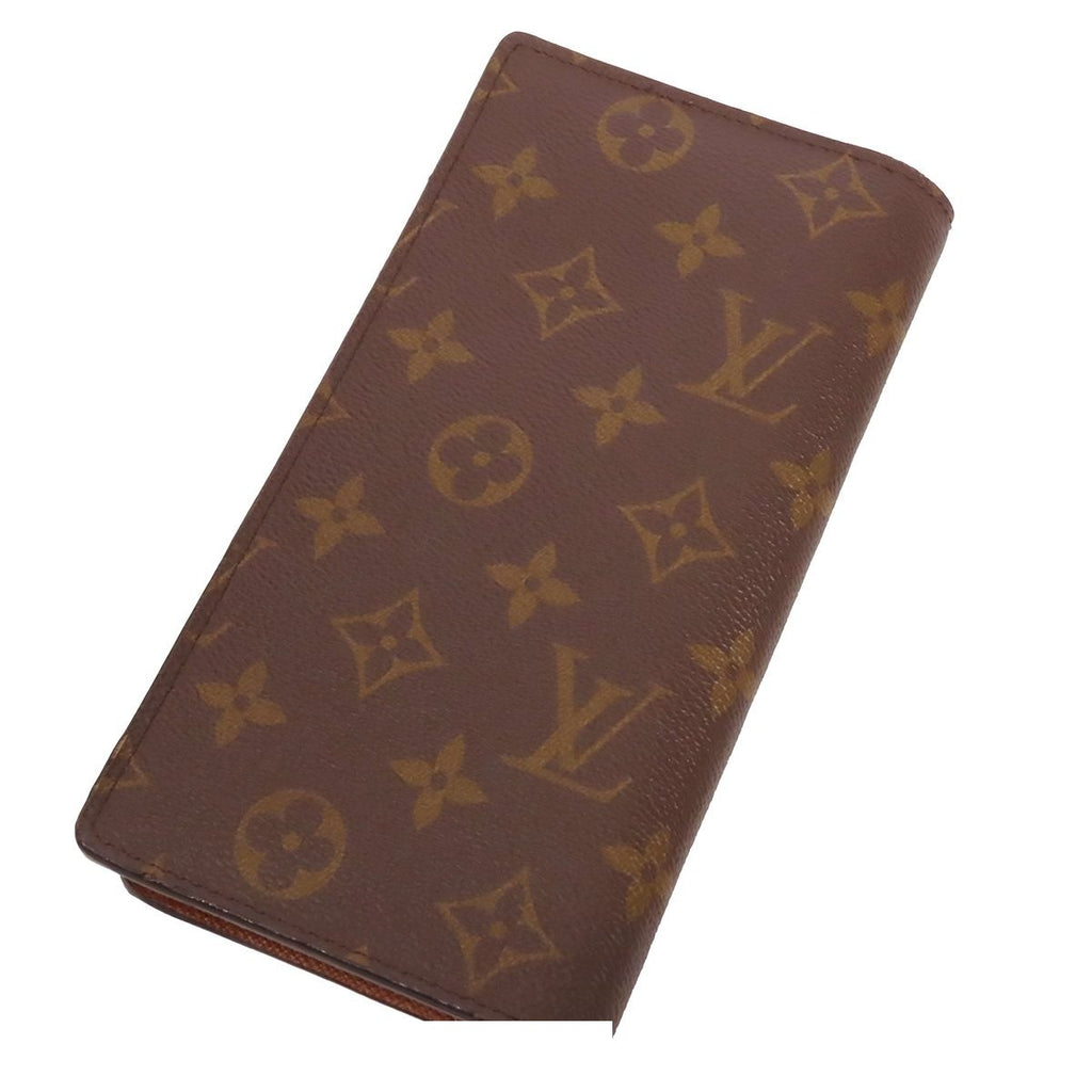 Louis Vuitton Portefeuille Brazza Brown Monogram Canvas Bifold Wallet — view 2