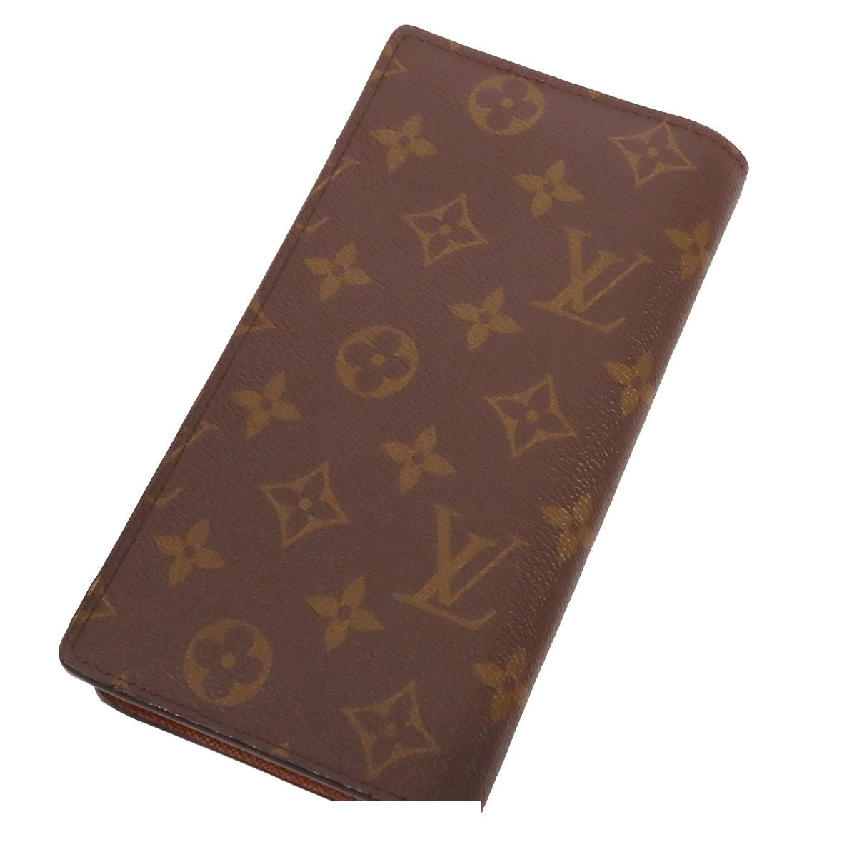 Louis Vuitton Portefeuille Brazza Brown Monogram Canvas Bifold Wallet — view 2