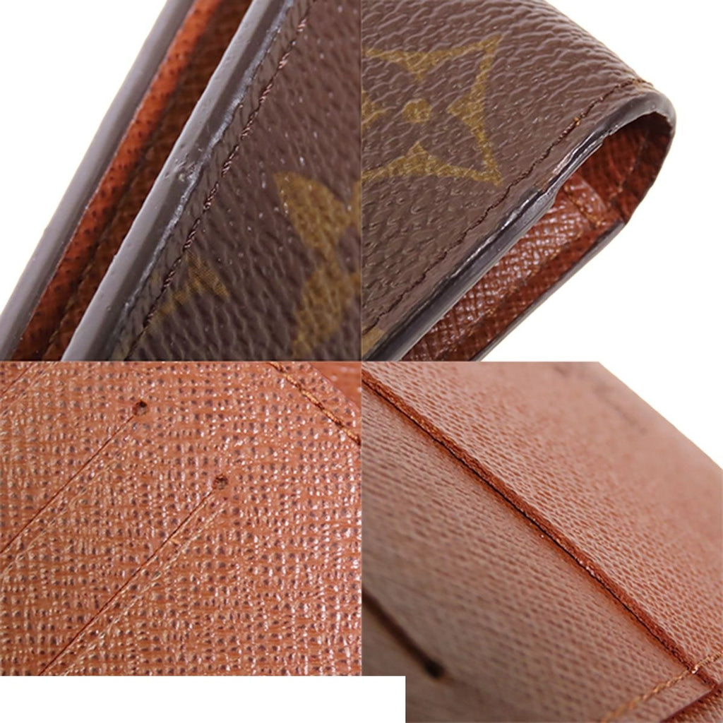 Louis Vuitton Portefeuille Brazza Brown Monogram Canvas Bifold Wallet — view 8