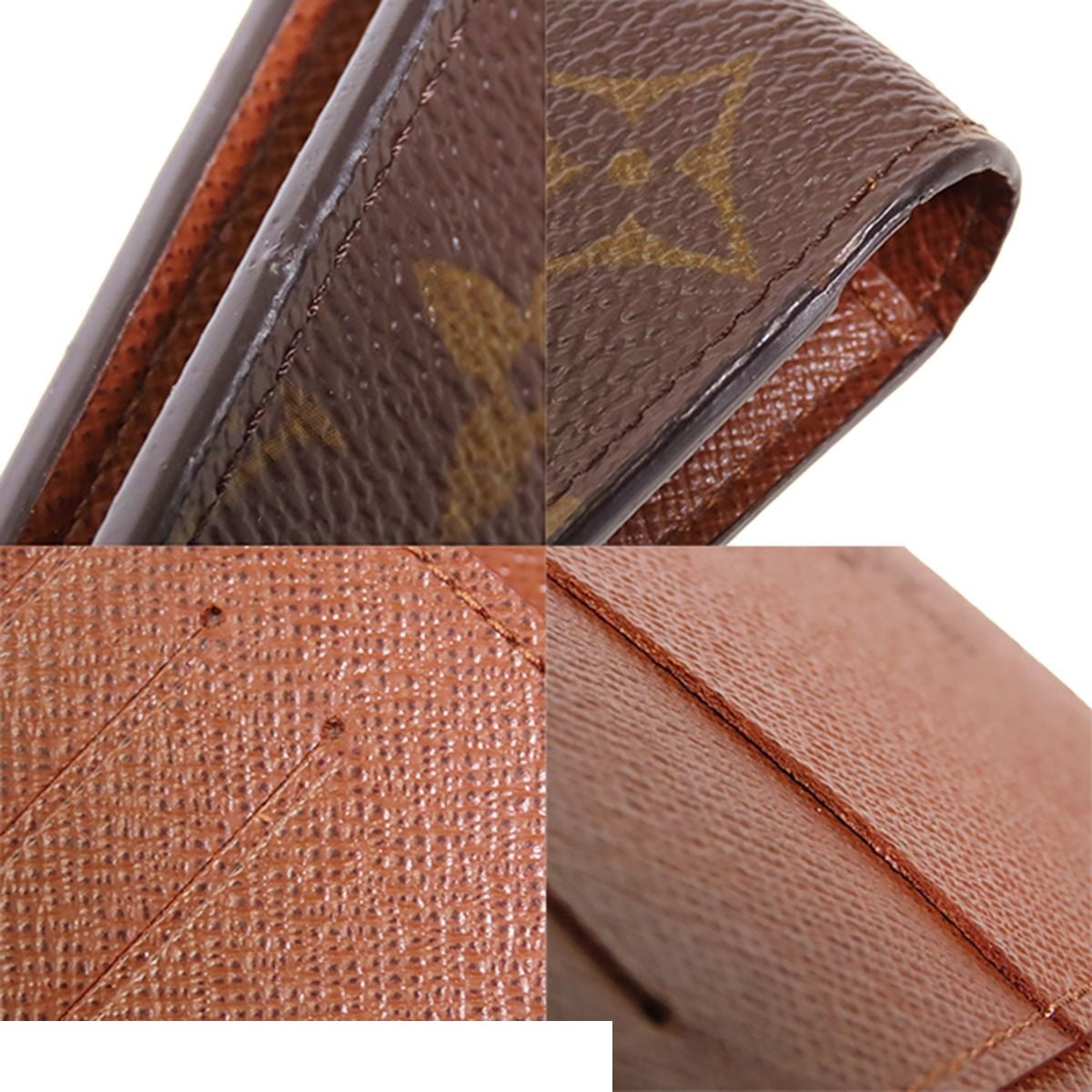 Louis Vuitton Portefeuille Brazza Brown Monogram Canvas Bifold Wallet — view 8