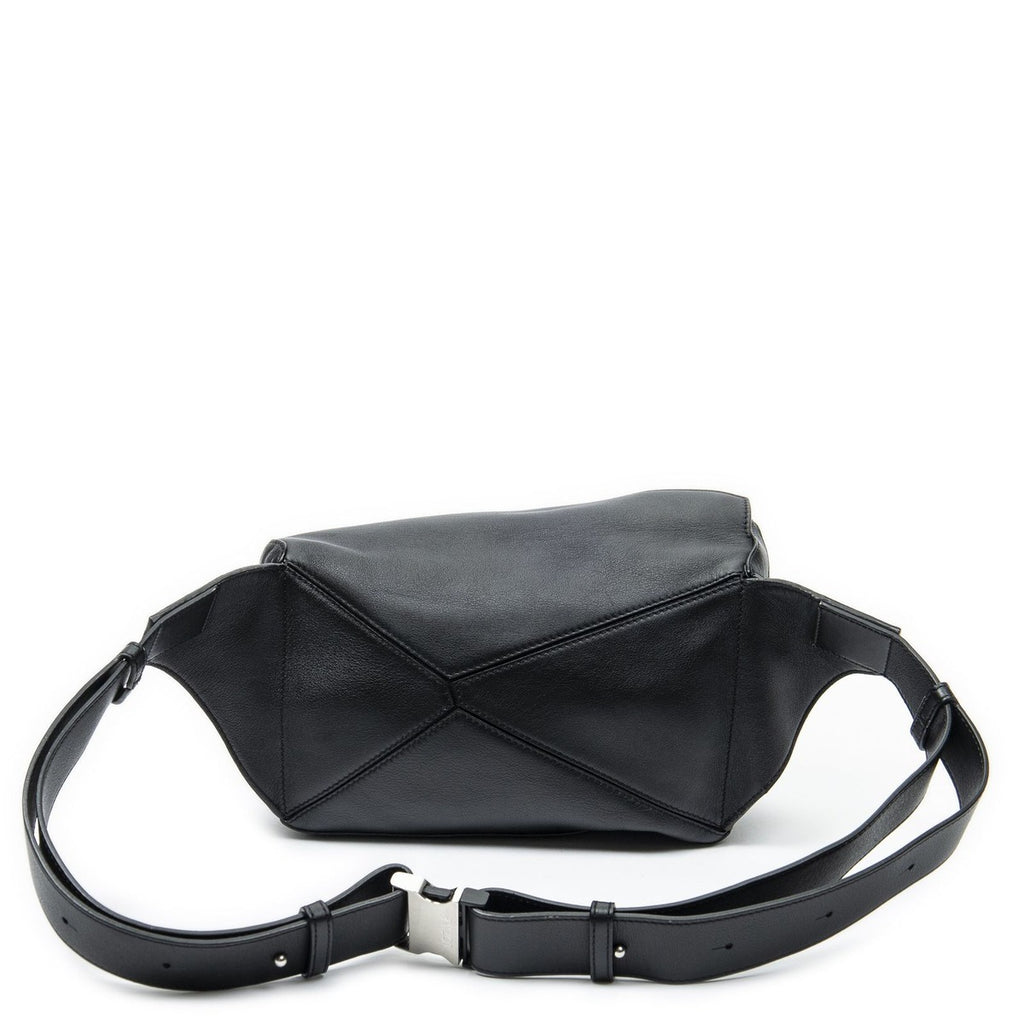 Loewe Small Puzzle Edge Bum Bag Black Calfskin Leather — view 5