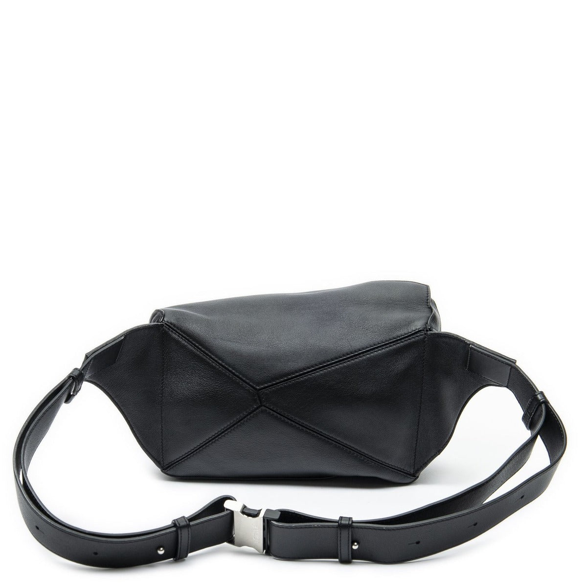 Loewe Small Puzzle Edge Bum Bag Black Calfskin Leather — view 5