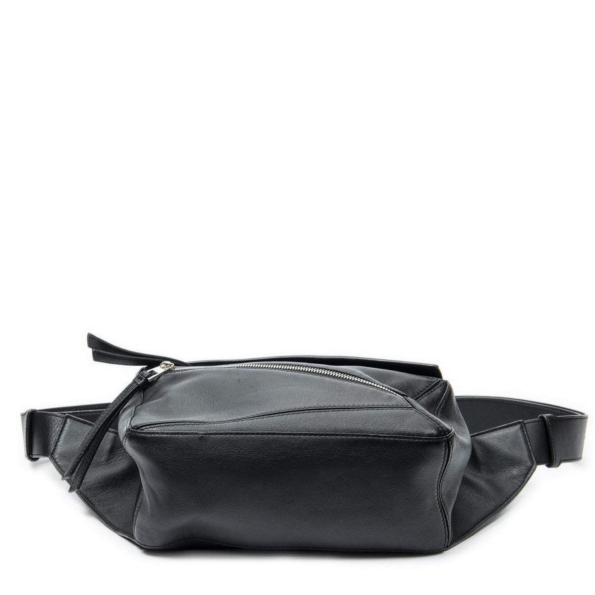 Loewe Small Puzzle Edge Bum Bag Black Calfskin Leather — view 6