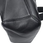 Loewe Small Puzzle Edge Bum Bag Black Calfskin Leather — view 7