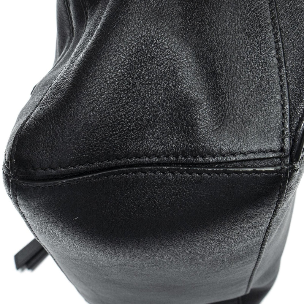Loewe Small Puzzle Edge Bum Bag Black Calfskin Leather — view 8