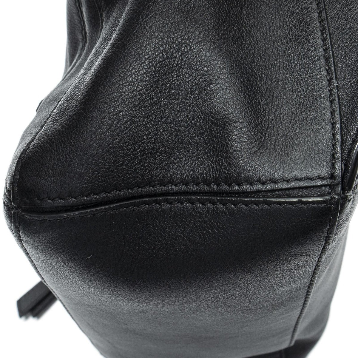 Loewe Small Puzzle Edge Bum Bag Black Calfskin Leather — view 8