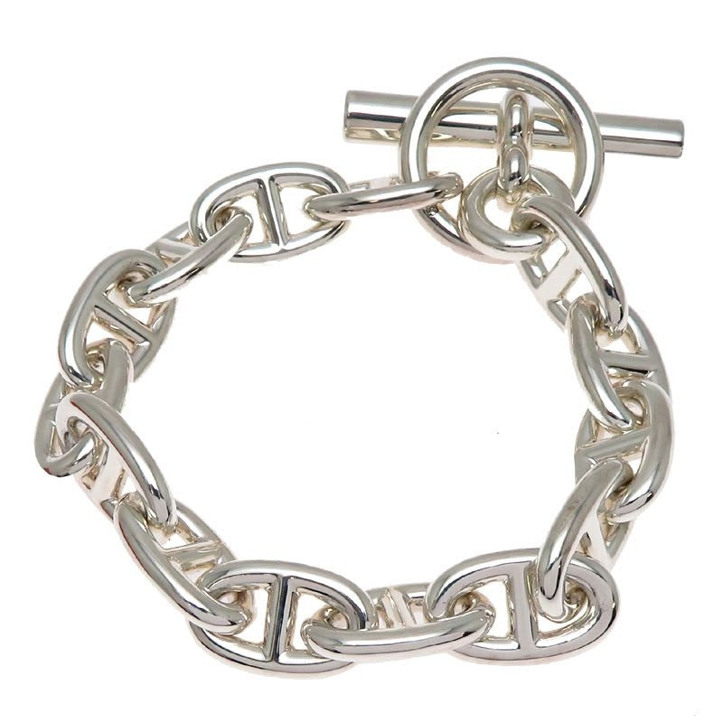 Hermes Chaine d'Ancre Sterling Silver Bracelet — view 2