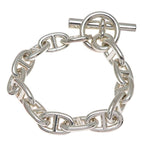 Hermes Chaine d'Ancre Sterling Silver Bracelet