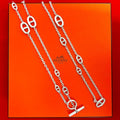 Hermes Chaine D'ancre Farandole Necklace Chain